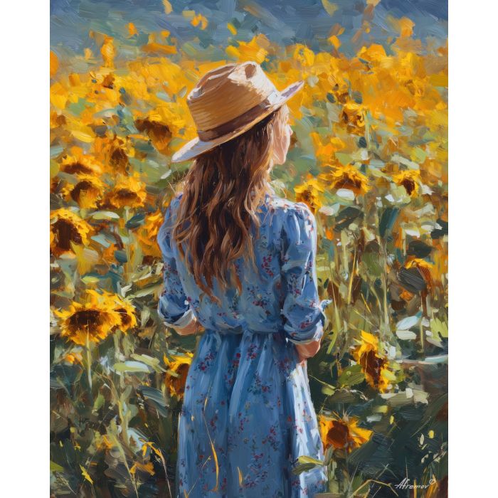 GIRL WITH A STRAW HAT