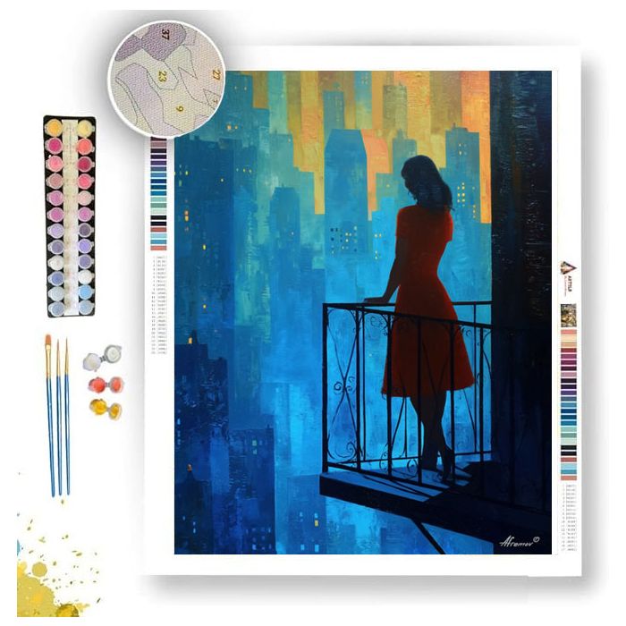 BALCONY DREAMER - Paint by Numbers Full Kit
