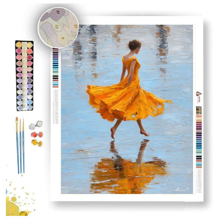 DANCER IN RAIN - Paint by Numbers Full Kit