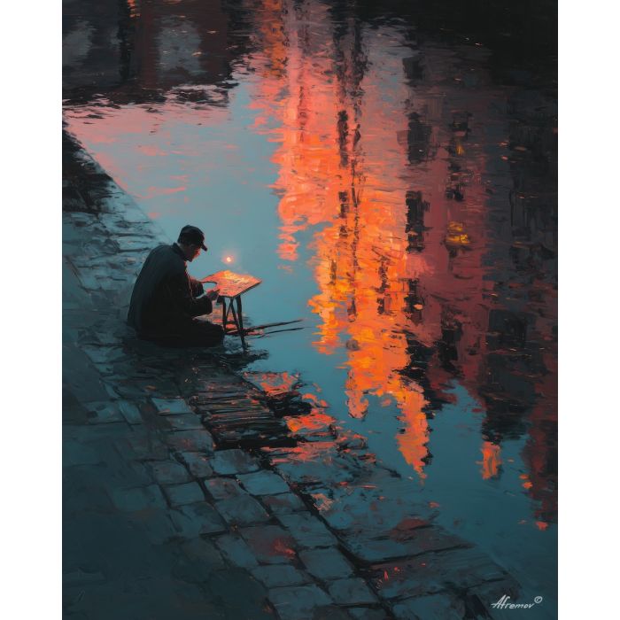 PAINTER BY THE CANAL