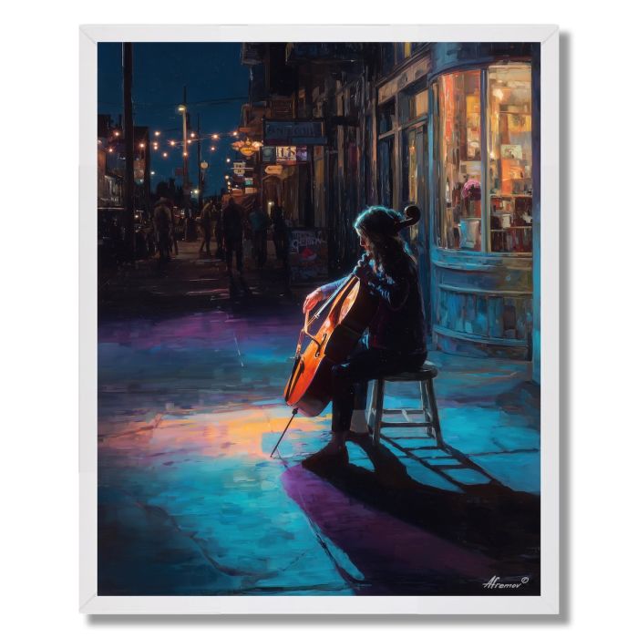 STREET CELLIST - FRAMED