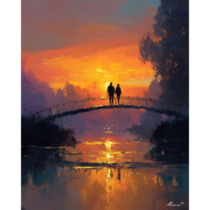 COUPLE ON THE BRIDGE