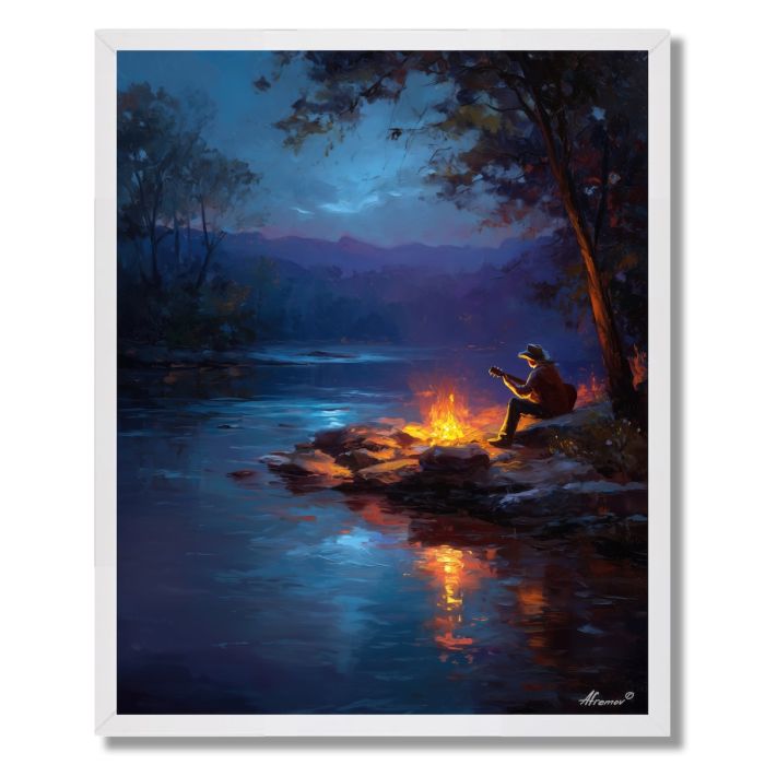 RIVER GUITAR - FRAMED