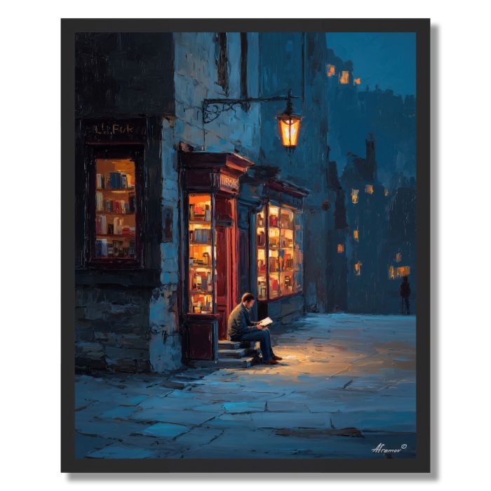 BOOKSELLERS EVENING - FRAMED