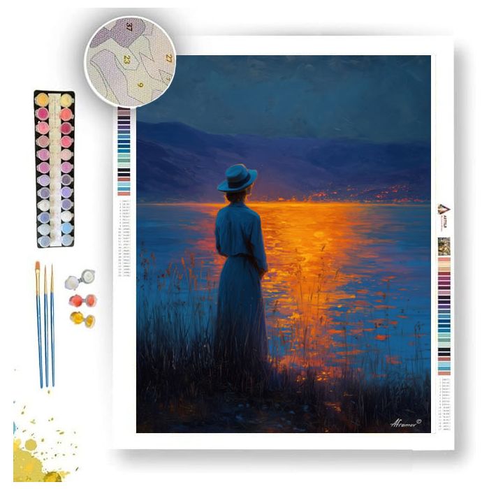 BLUE HAT - Paint by Numbers Full Kit