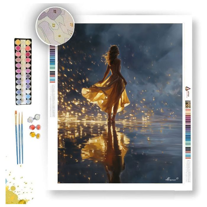 WOMAN IN THE STORM - Paint by Numbers Full Kit