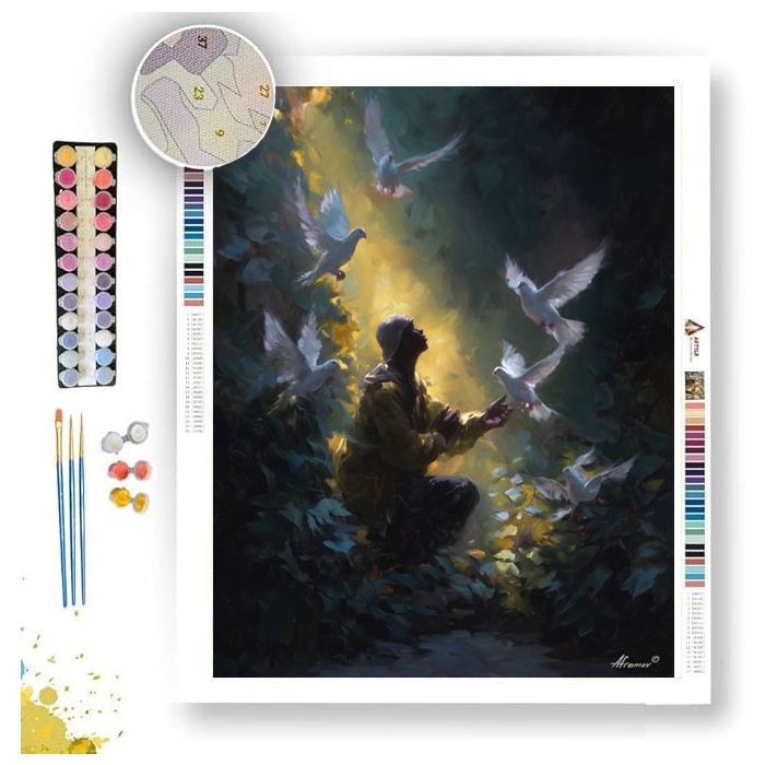 BIRD TAMER - Paint by Numbers Full Kit