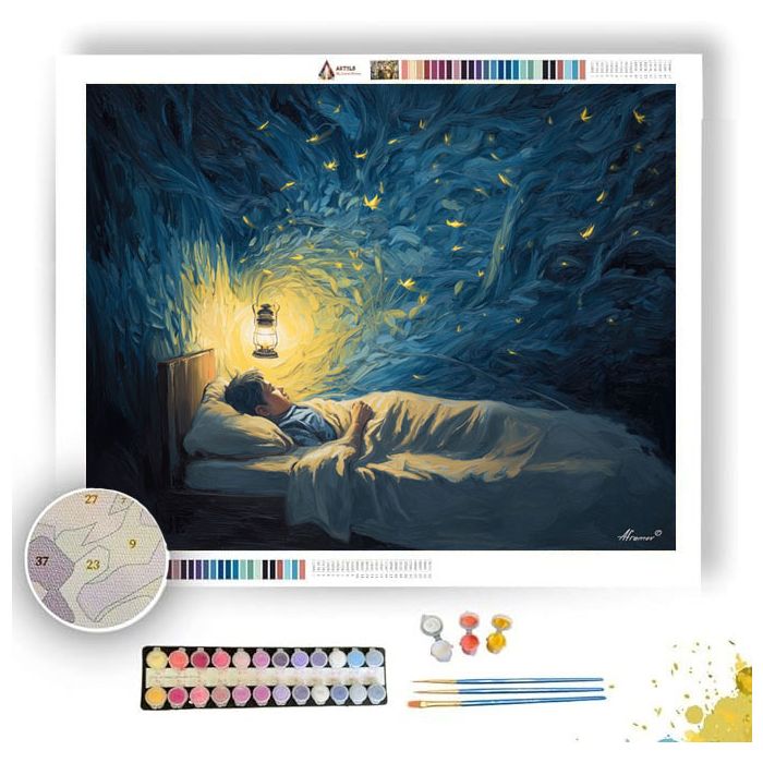 FIRELIGHT DREAMER - Paint by Numbers Full Kit