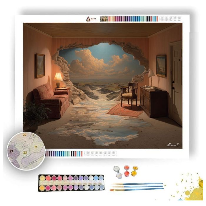 THE PAINTING THAT ESCAPED - Paint by Numbers Full Kit