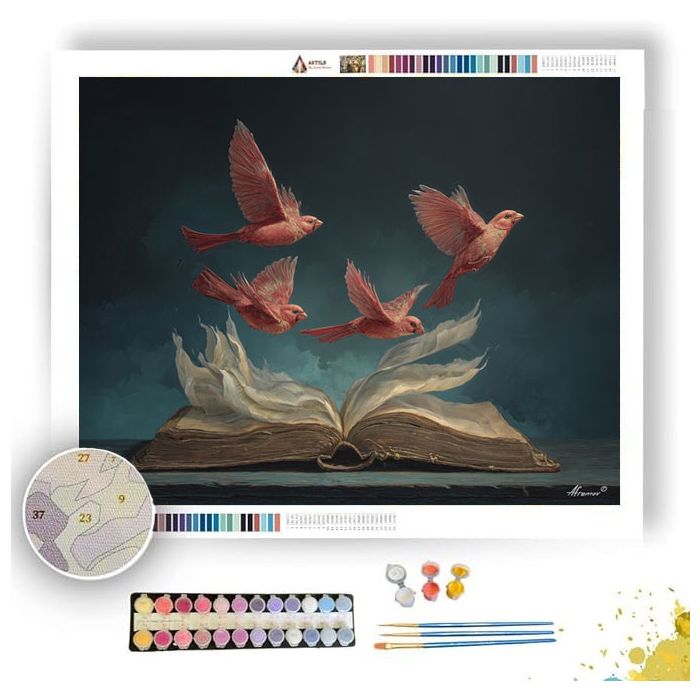 THE LIVING BOOK - Paint by Numbers Full Kit