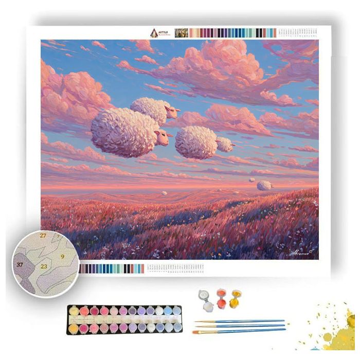 THE CLOUD FARM - Paint by Numbers Full Kit