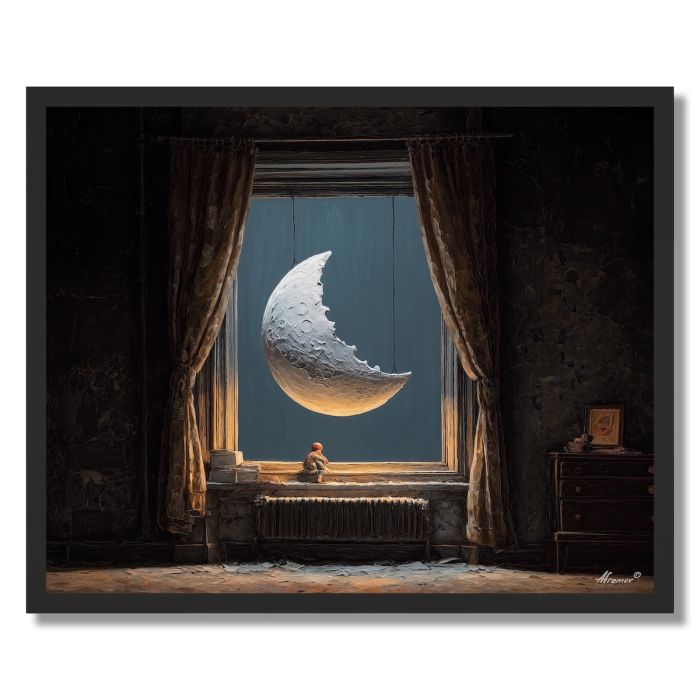 THE PAPER MOON DREAMER - FRAMED