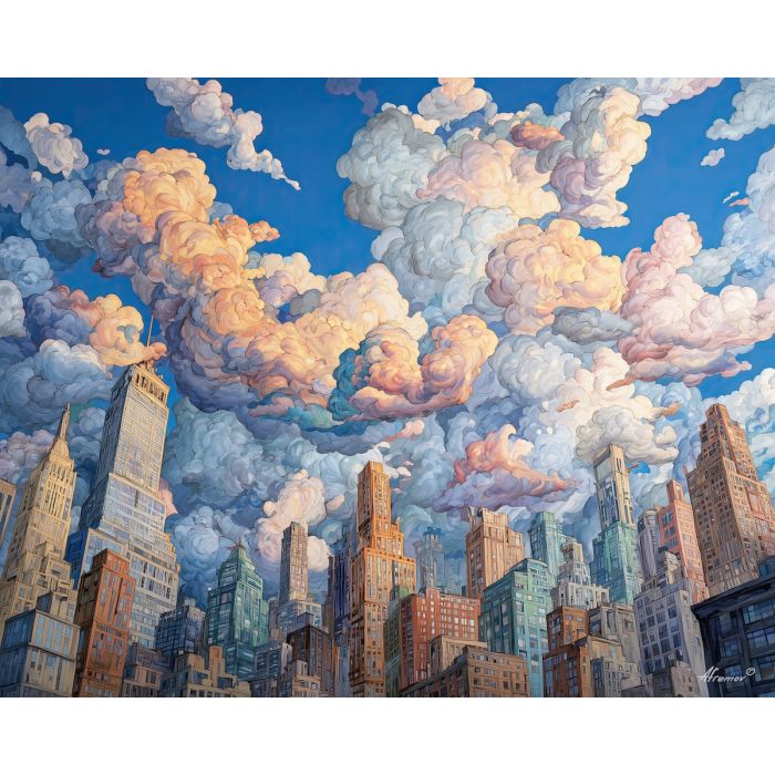 CITY UNDER CRAYON SKY