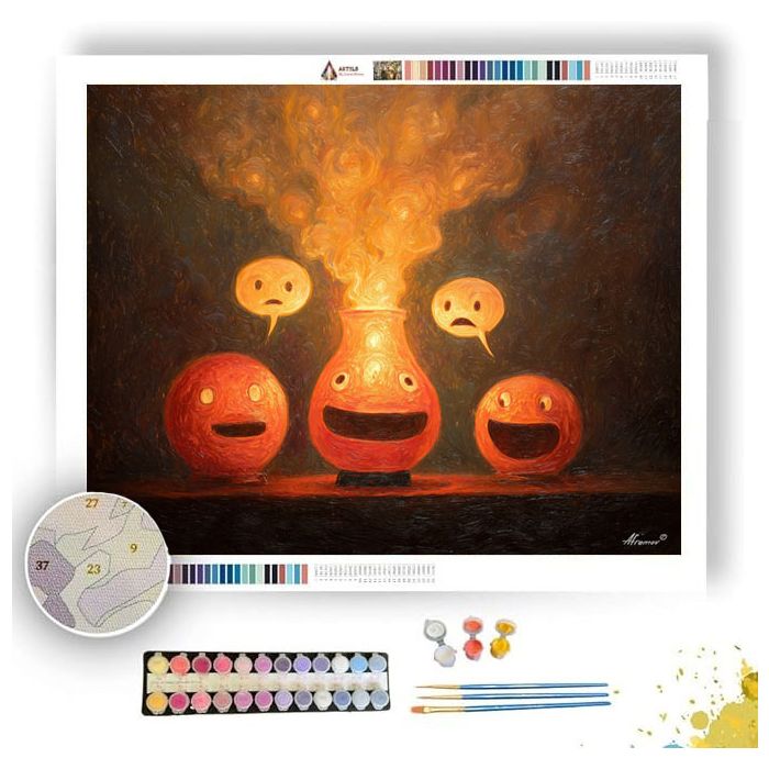 THE TALKING LAMP - Paint by Numbers Full Kit