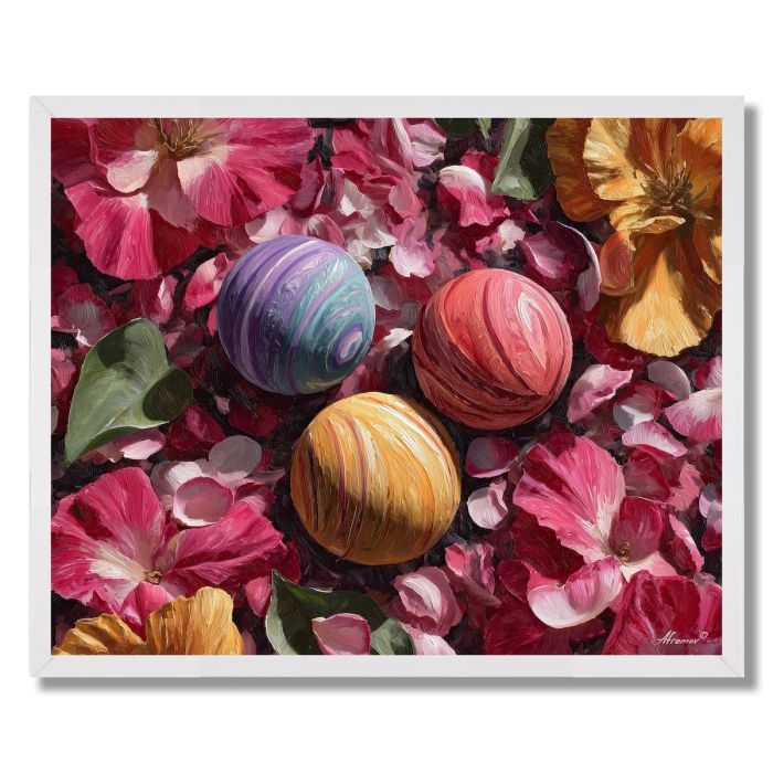 FLOWER PLANETS - FRAMED