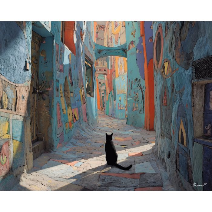 CAT ON DRAWN STREET