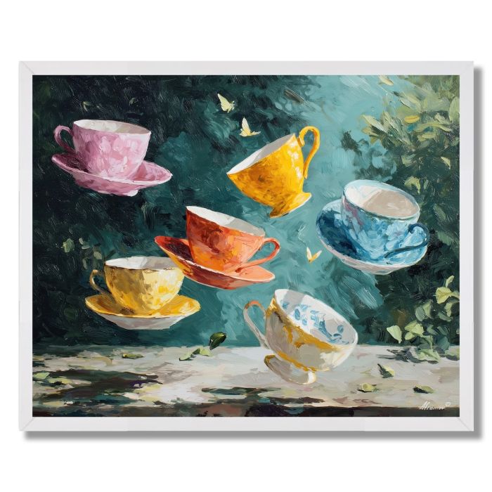 FLOATING TEA PARTY - FRAMED