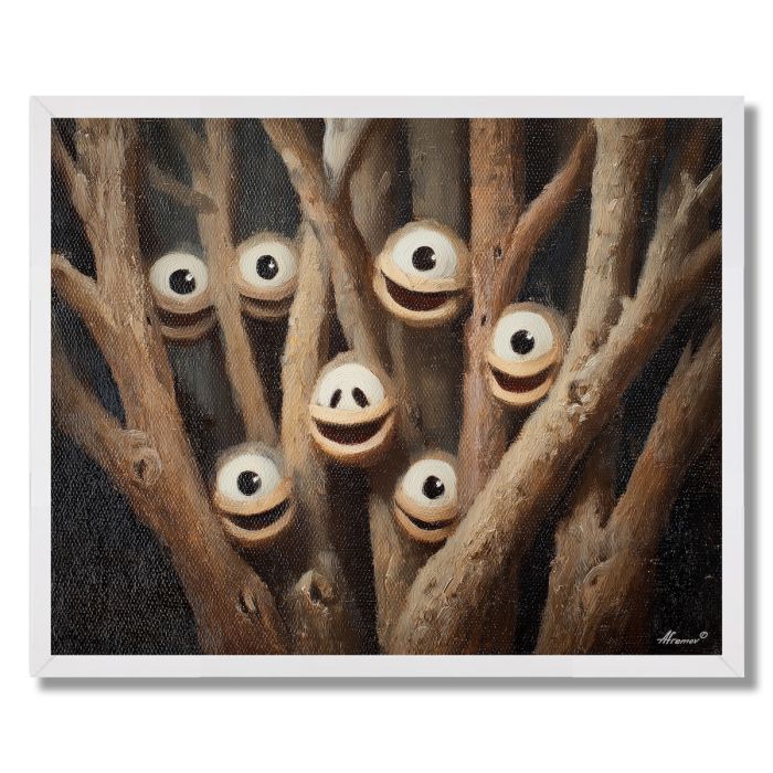 TREE OF FACES - FRAMED