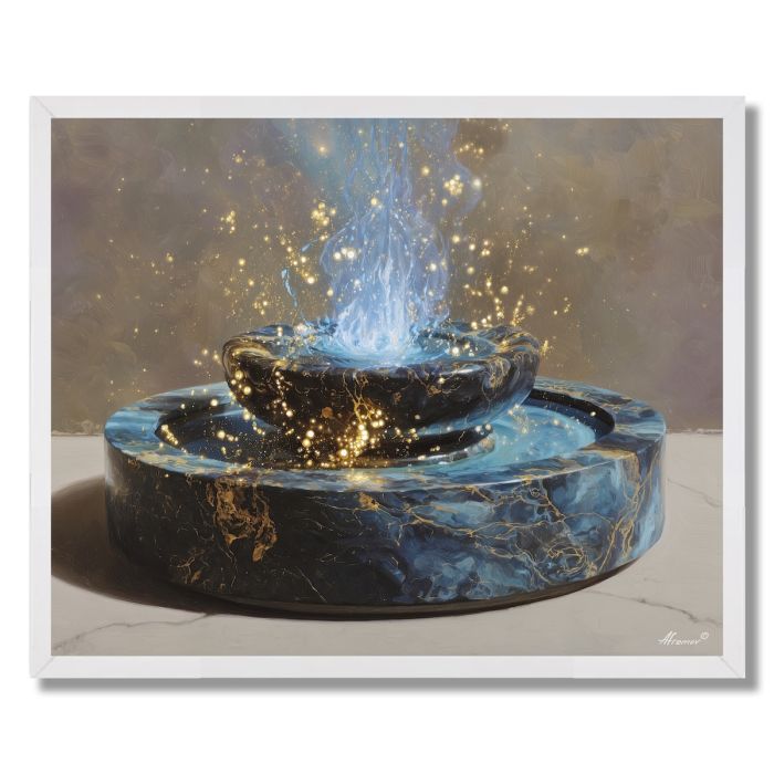 THE FOUNTAIN OF LIGHT - FRAMED