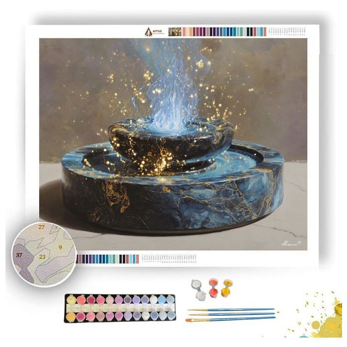 THE FOUNTAIN OF LIGHT - Paint by Numbers Full Kit