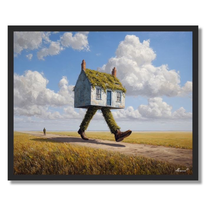 THE WALKING HOUSE - FRAMED