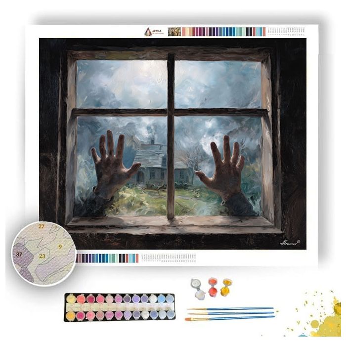 THE LIVING WINDOW - Paint by Numbers Full Kit