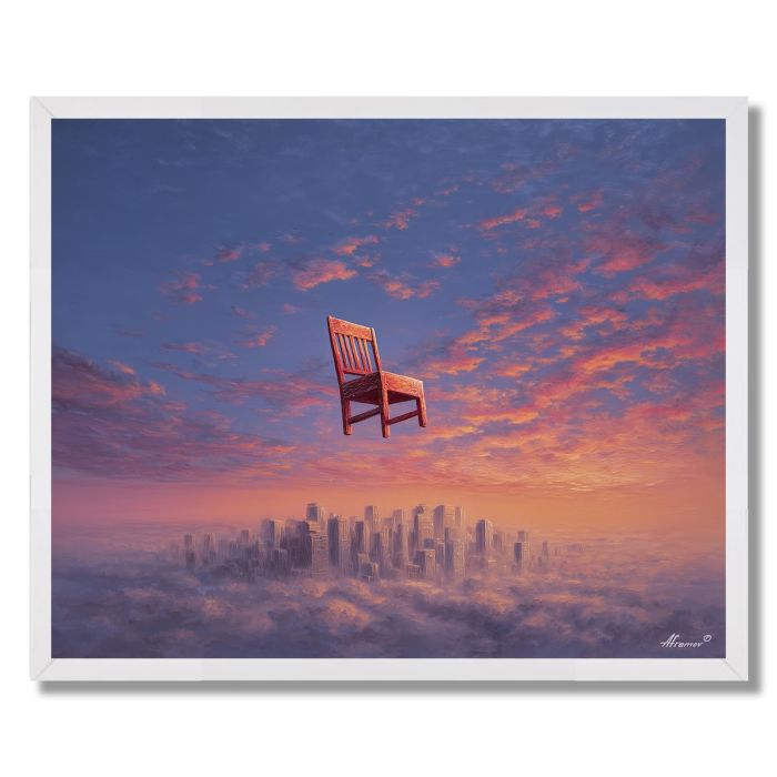 FLYING CHAIR DREAM - FRAMED