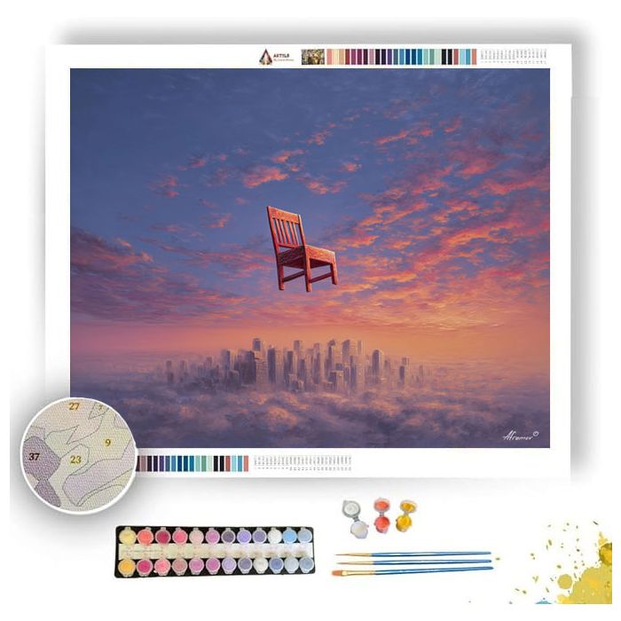 FLYING CHAIR DREAM - Paint by Numbers Full Kit