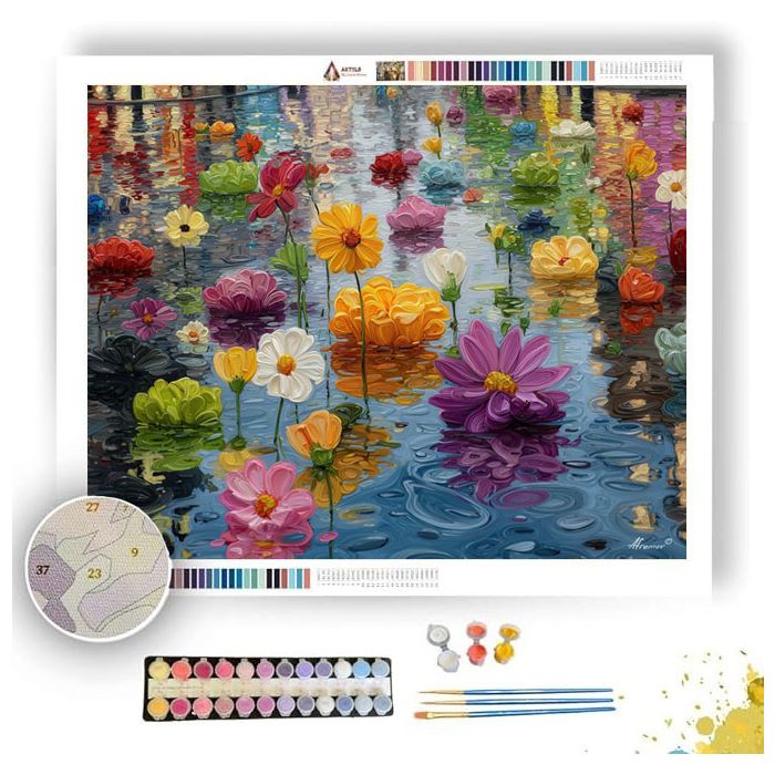 RAINY CITY MAGIC - Paint by Numbers Full Kit