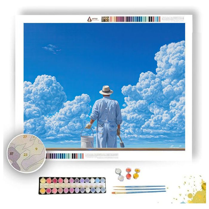PAINTER OF CLOUDS - Paint by Numbers Full Kit