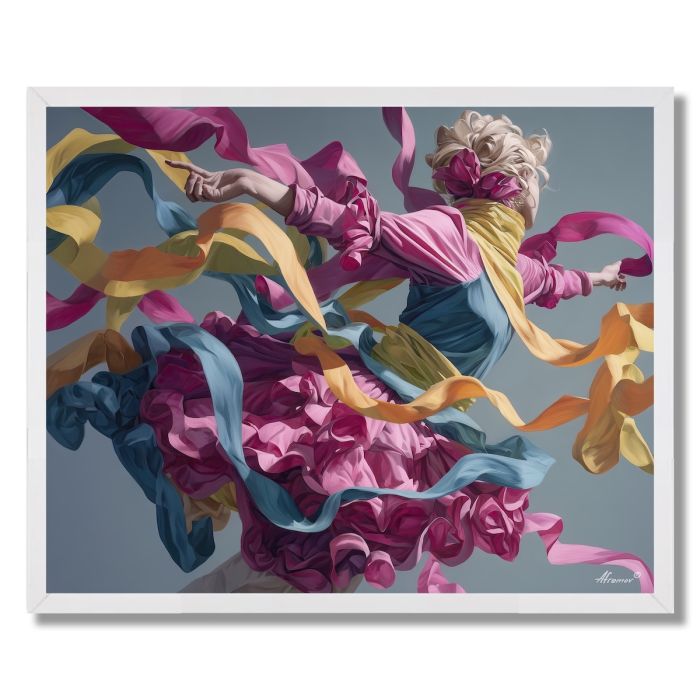 THE COLOR DANCER - FRAMED