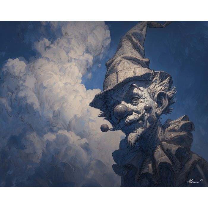 THE CLOWN IN THE CLOUDS