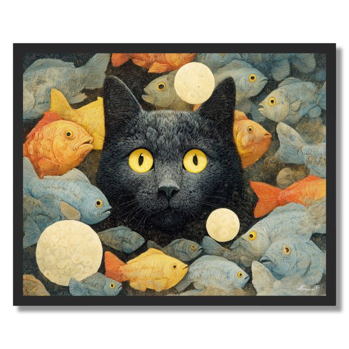 THE CATS DREAM - FRAMED