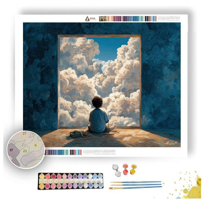 CLOUD DRAWER - Paint by Numbers Full Kit