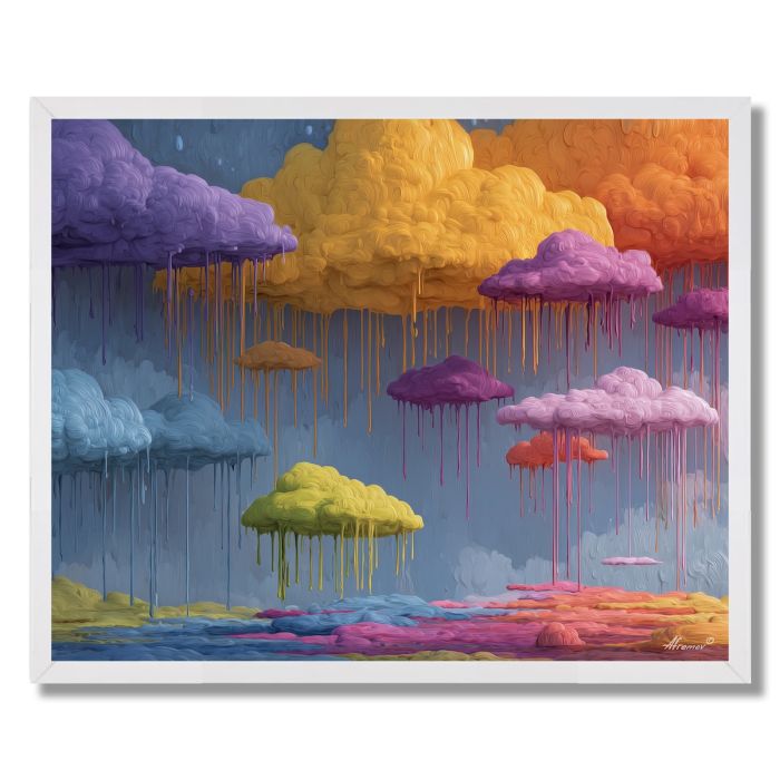 RAIN OF COLORS - FRAMED