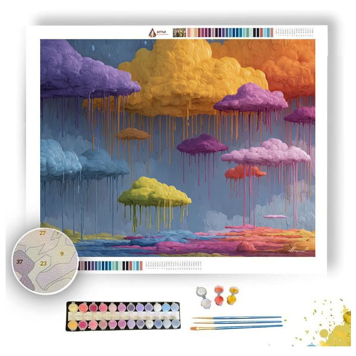 RAIN OF COLORS - Paint by Numbers Full Kit
