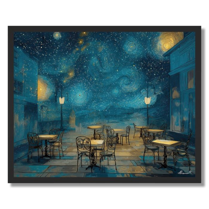 STARRY CAFE - FRAMED