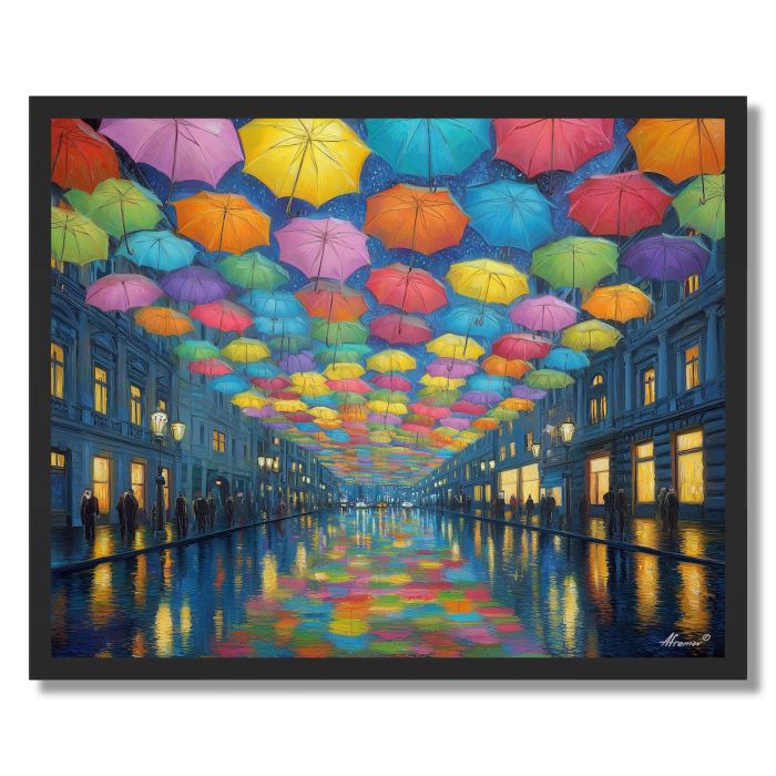 RAINBOW PARADE - FRAMED