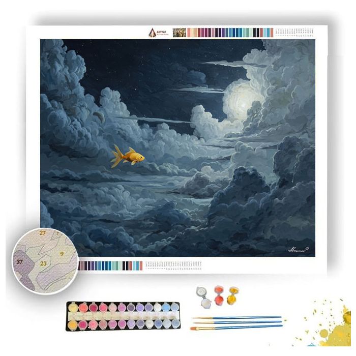 LANTERN FISH SKY - Paint by Numbers Full Kit