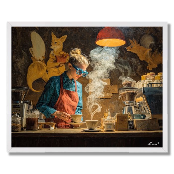 COFFEE SHOP DREAM - FRAMED