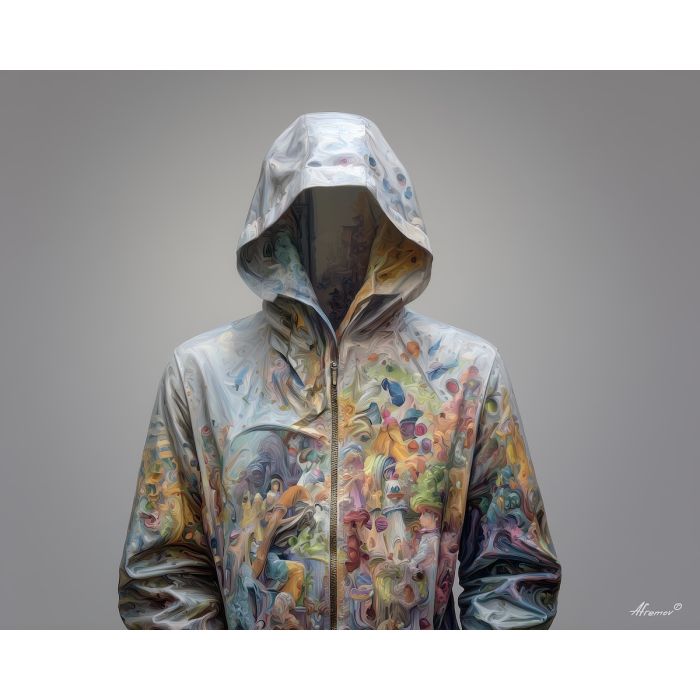 PAINTED RAINCOAT