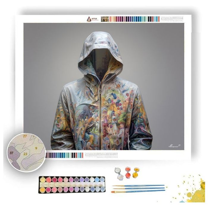 PAINTED RAINCOAT - Paint by Numbers Full Kit