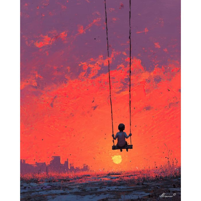 CHILD ON SWING