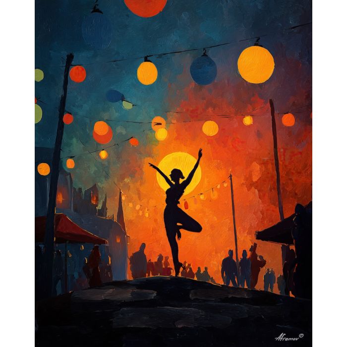 DANCER UNDER LANTERNS