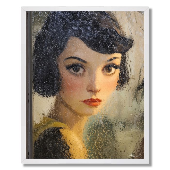 WOMAN BY THE WINDOW - FRAMED