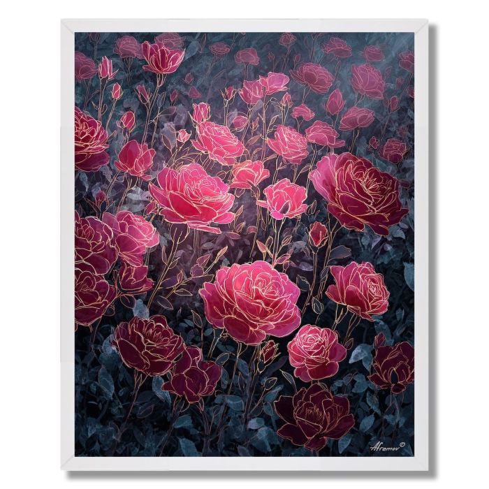 FRIENDS IN THE GARDEN - FRAMED