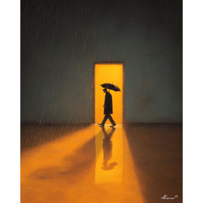 FIGURE WITH RAINLIGHT