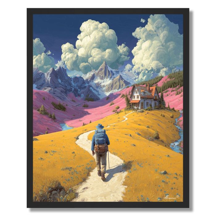 THE HIKER - FRAMED