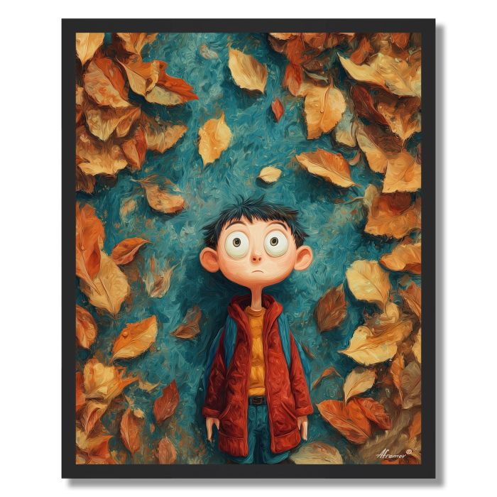 CHILD IN THE PARK - FRAMED