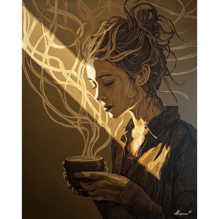 WOMAN WITH COFFEE